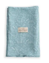 kocyk-dzieciecy-80x120-muslin-design-otulacz-niebieski-dinozaury-babymatex