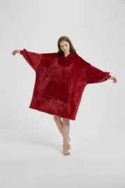 kocobluza-hoodie-bordowa-z-kapturem-i-duza-kieszenia-uniwersalna