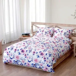 posciel-220x200-mansion-granatowa-rozowa-kwiaty-roze-bawelna