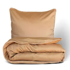 posciel-satynowa-160x200-gold-line-bezowa-jednobarwna-z-biza