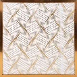 obraz-blanca-53x53-bialy-zloty-faliste-wzory