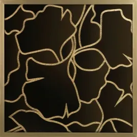 obraz-alisma-53x53-brazowy-zloty-liscie