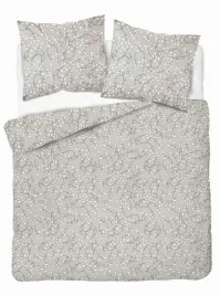 posciel-satynowa-220x200-bezowa-szara-jasna-liscie-drobne-home-satin
