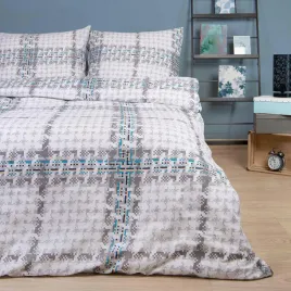 posciel-220x200-szara-krata-pepitka-cottonlove