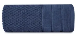 recznik-adore-50x90-granatowy-o-strukturze-krateczki-500-g-m2