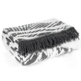 koc-bawelniany-akrylowy-220x240-akryl-stalowy-bialy-zebra-z-fredzlami