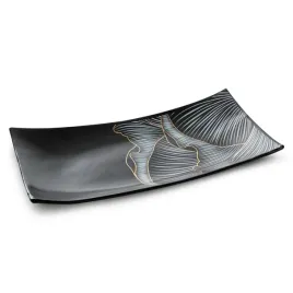 patera-ceramiczna-41x21x9-czarna-popielata-peonie