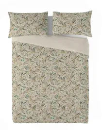 posciel-lniana-160x200-linen-06-liscie-bezowa-kolorowa-w-pudelku-matex