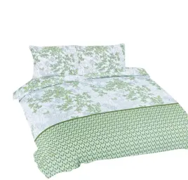 posciel-220x200-liscie-geometria-biala-zielona-universal-matex