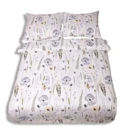 posciel-flanelowa-220x200-biala-niebieska-zielona-kwiaty-liscie-matex