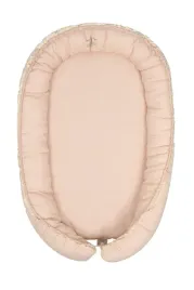 gniazdko-niemowlece-prestige-linen-55x80-brzoskwiniowy-materacyk-pozycjonuj