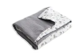 kocyk-75x100-muslin-designe-szary-bialy-w-samochody-babymatex