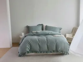 posciel-satynowa-160x200-ruffy-premium-szalwiowa-z-falbanka