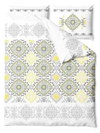 posciel-satynowa-160x200-sunshine-glamour-biala-zolta-szara-ornamenty