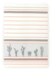 scierka-kuchenna-50x70-arizona-biala-szara-pomaranczowa-kaktusy-do-naczyn