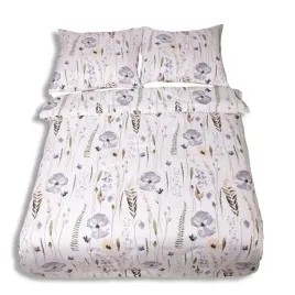 posciel-flanelowa-220x200-biala-niebieska-zielona-kwiaty-liscie-matex