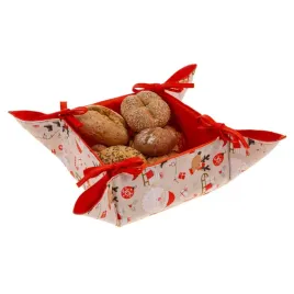 koszyk-na-pieczywo-23x23x7-santa-bezowy-czerwony-swiateczny