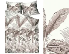 posciel-satynowa-160x200-palm-and-co-bezowa-lisc