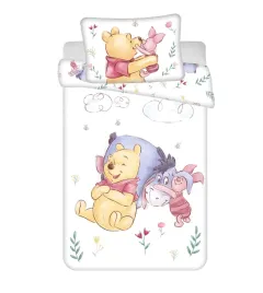 posciel-bawelniana-100x135-kubus-puchatek-biala-kolorowa-poszewka-40x60