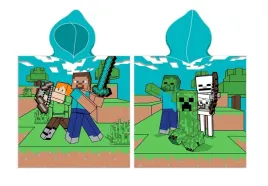poncho-dla-dzieci-50x115-minecraft-recznik-z-kapturem-dzieciece-summer