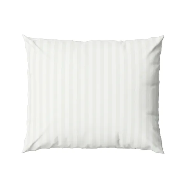 Poszewka adamaszkowa 50x60 Fashion biała paski 1 cm Faro