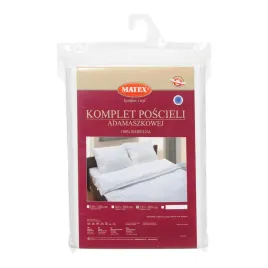 posciel-adamaszkowa-160x200-biala-jednobarwna-1cm-paski-matex
