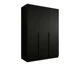 duza-szafa-trzydrzwiowa-liza-150-cm-czarna-czarne-uchwyty-polki