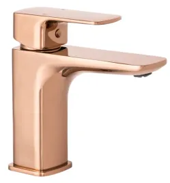 cubic-zlota-rosegold-bateria-umywalkowa-kwadratowa