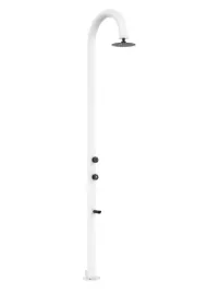 prysznic-zewnetrzny-ogrodowy-233cm-bialy-aluminium-luna-alu-bianca
