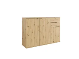 nowoczesna-komoda-tetris-02-120-cm-dab-artisan-szuflady-metalowy-uchwyt