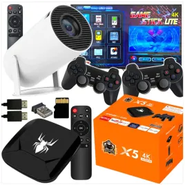 mega-zestaw-projektor-rzutnik-android-konsola-retro-2x-pad