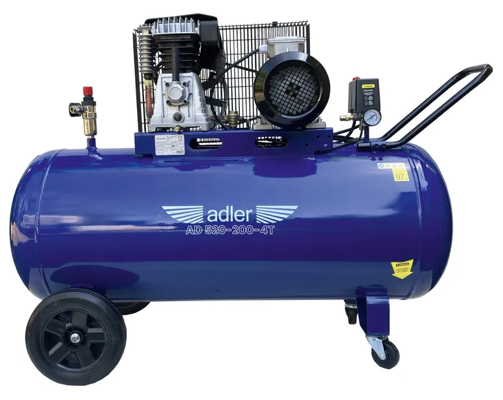 ADLER AD 520-200-4T KOMPRESOR SPRĘŻARKA POWIETRZ 370 l/min 200l 400V 3635.6