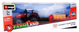 bburago-model-tractor-with-trailer-massey-fergusson-8740s-10cm