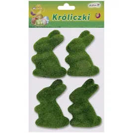 kroliczki-zajaczki-flokowane-8cm-zielone-figurki-ozdoby-wielkanocne-4-szt
