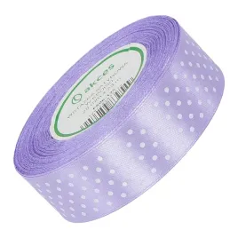 wstazka-satynowa-w-biale-kropki-25-mm-23-m-liliowa-tasiemka