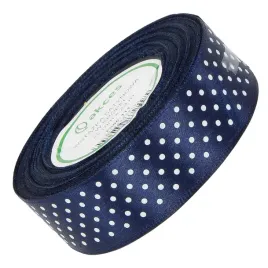 wstazka-satynowa-w-biale-kropki-25-mm-23-m-granatowa-tasiemka