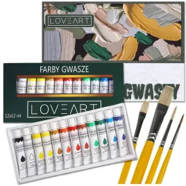 farby-gwasze-loveart-12ml-12-podstawowych-kolorow-blok-pedzle-zestaw