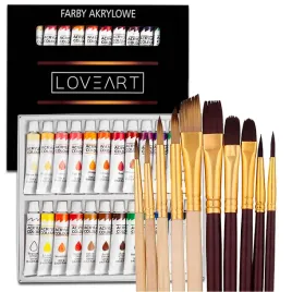 farba-akrylowa-24x12ml-loveart-zestaw-farby-24-kolorow-pedzle-malarskie