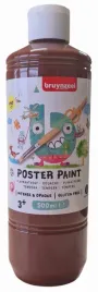 farba-plakatowa-szkolna-w-butelce-500ml-poster-paint-bruynzeel-brown