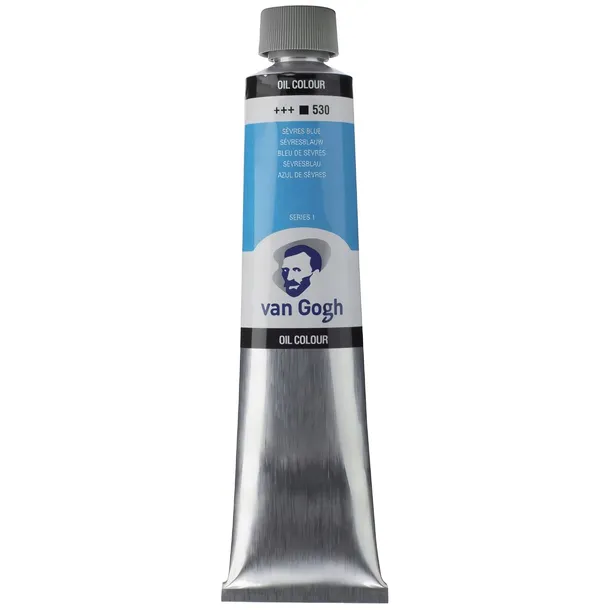 Farba olejna Talens Van Gogh 200ml błękitna Farby olejne profesjonalne