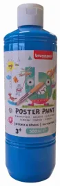 farba-plakatowa-szkolna-w-butelce-500ml-poster-paint-bruynzeel-light-blue