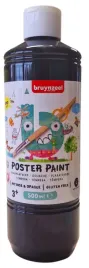 farba-plakatowa-szkolna-w-butelce-500ml-poster-paint-bruynzeel-700-black