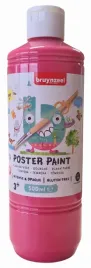 farba-plakatowa-szkolna-w-butelce-500ml-poster-paint-bruynzeel-deep-rose