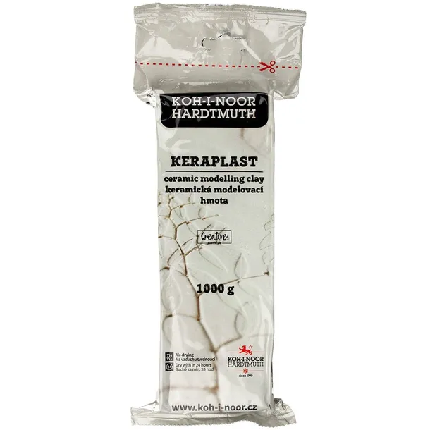 Glina samoutwardzalna KERA Koh-I-Noor 1kg biała glinka ceramiczna 1000g