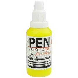 tusz-akrylowy-do-aerografu-kaligrafii-pen-renesans-35ml-zolty-acrylic