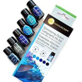 zestaw-tuszy-do-kaligrafii-ocean-manuscript-6x7ml-odcienie-niebieskie