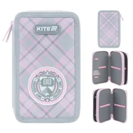 piornik-szkolny-dla-dziewczynek-podwojny-w-kratke-college-line-kite