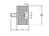 wibroizolator-poduszka-b-75-50-m12x37-stan-nowy