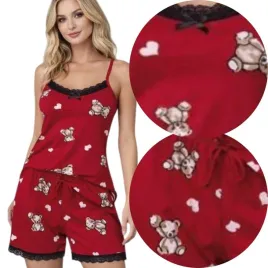 pizama-damska-na-ramiaczkach-polieste-dwuczesciowa-krotkie-spodnie-lato
