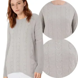 bezowy-sweter-damski-bawelniane-klasyczne-swetry-dlugi-rekaw-na-jesien